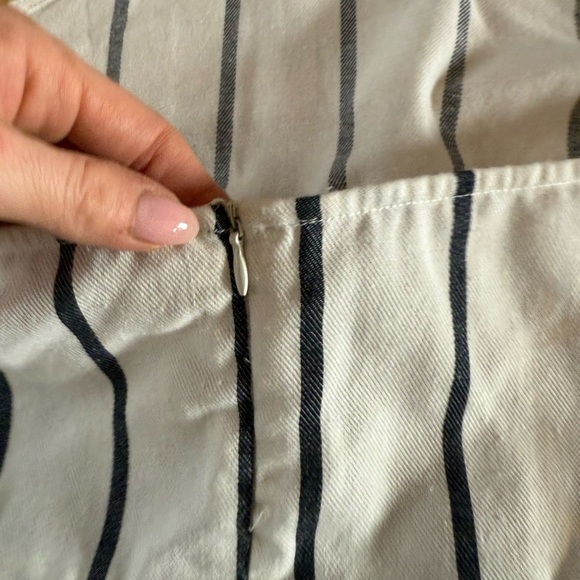 Aqua Bloomingdale's Womens Halter Top Striped Romper size medium size worn once - Picture 11 of 11